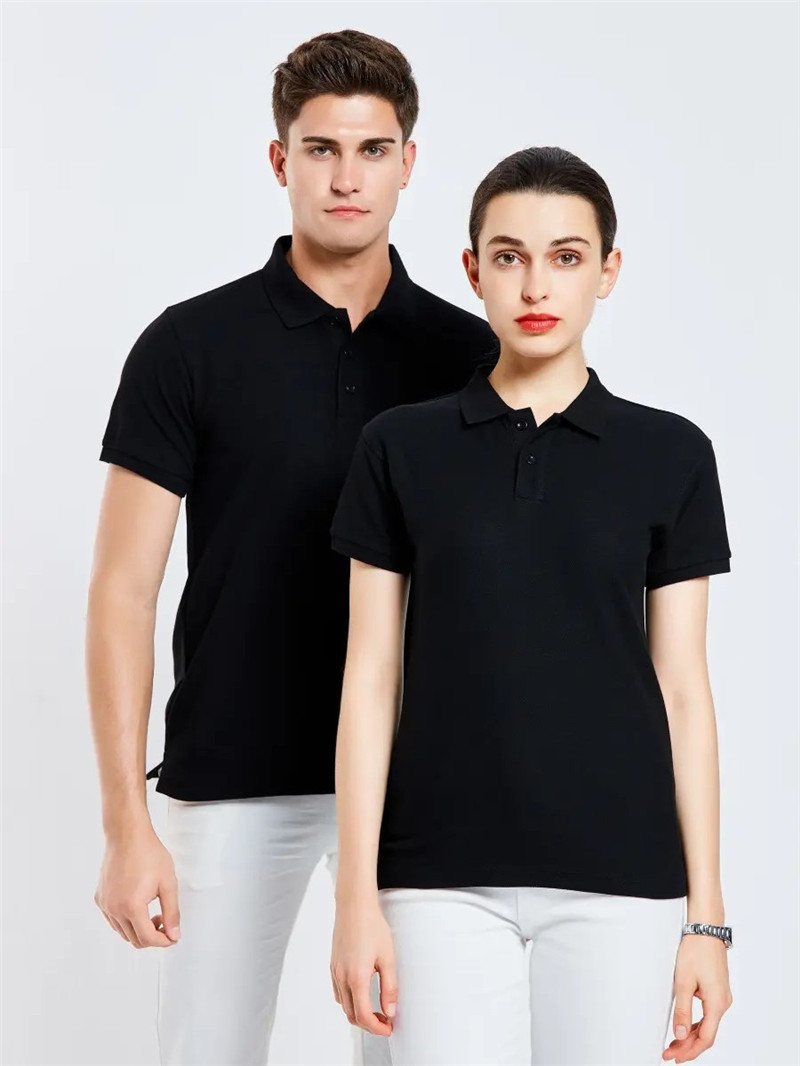 純色polo衫定制 企業(yè)工作服文化衫定制印logo