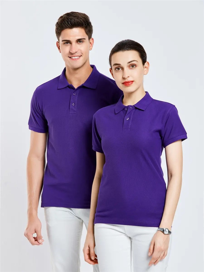 純色polo衫定制 企業(yè)工作服文化衫定制印logo