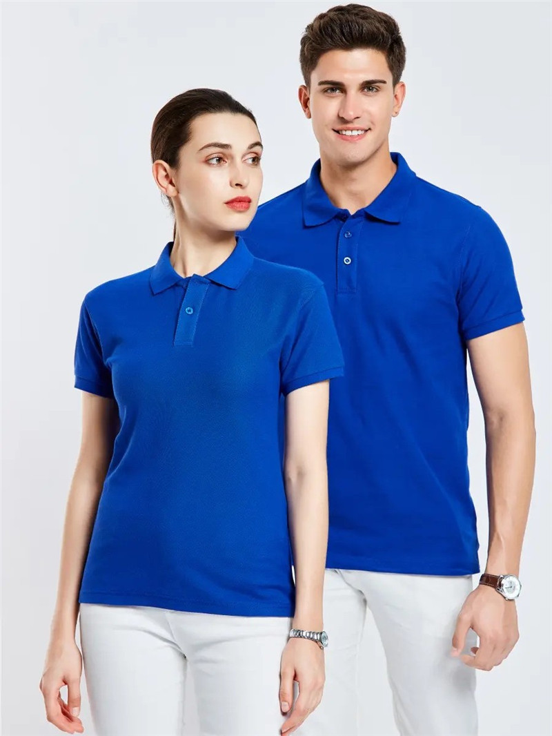 純色polo衫定制 企業(yè)工作服文化衫定制印logo