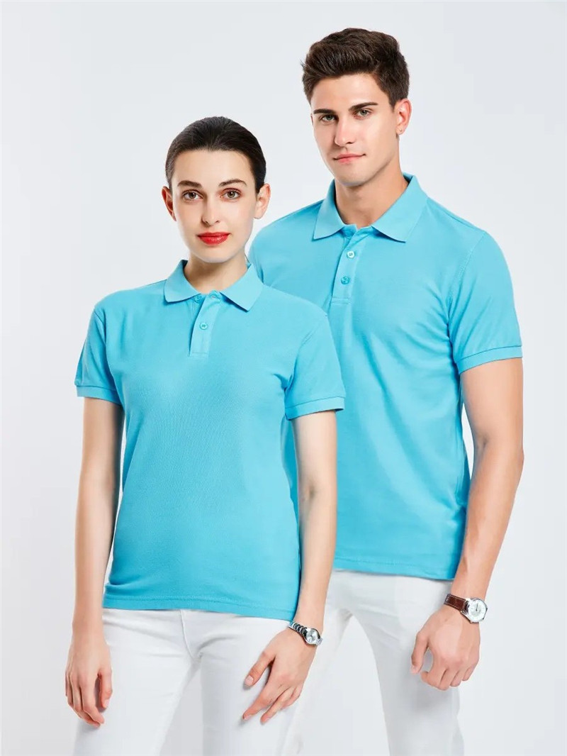 純色polo衫定制 企業(yè)工作服文化衫定制印logo
