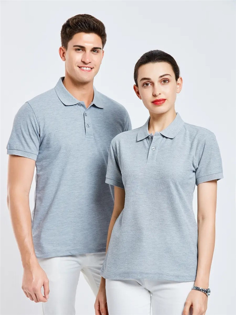 純色polo衫定制 企業(yè)工作服文化衫定制印logo
