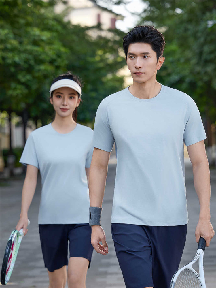 純色T恤衫定制 企業(yè)工作服文化衫定制印logo