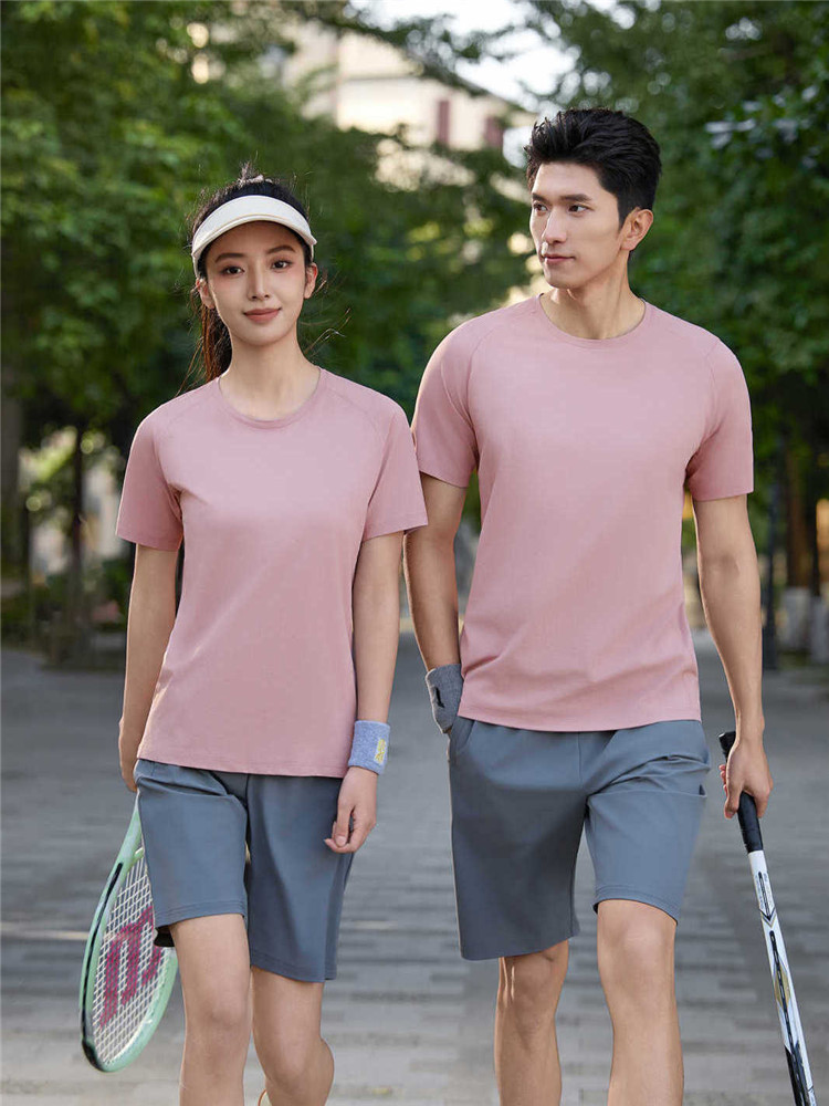 純色T恤衫定制 企業(yè)工作服文化衫定制印logo
