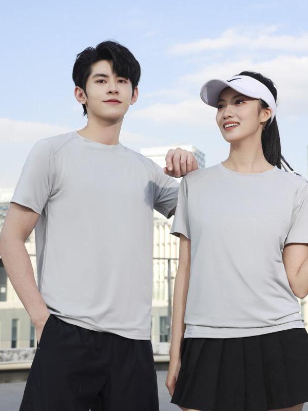 純色T恤衫定制 工作服文化衫定制印logo