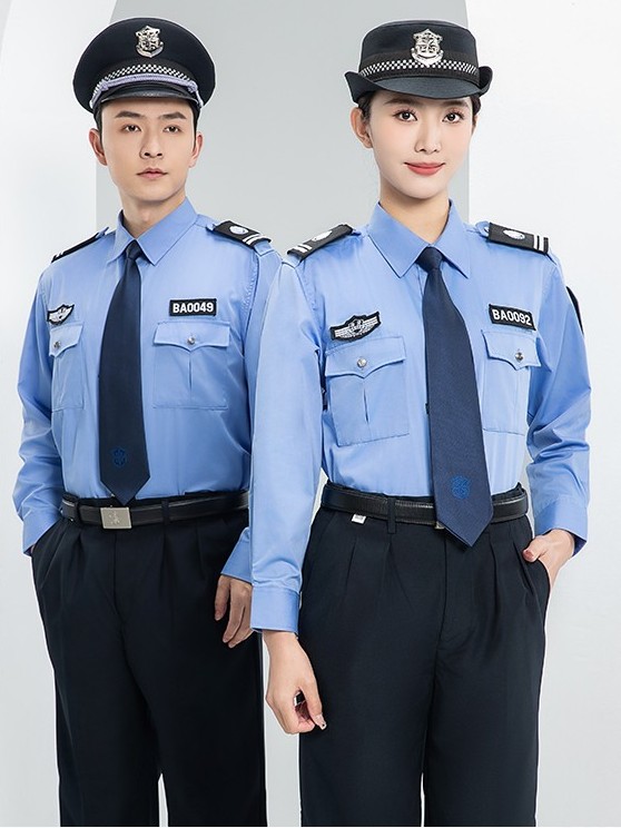 新式保安工作服夏款短袖夏裝襯衣夏季服裝安保門衛(wèi)物業(yè)制服男